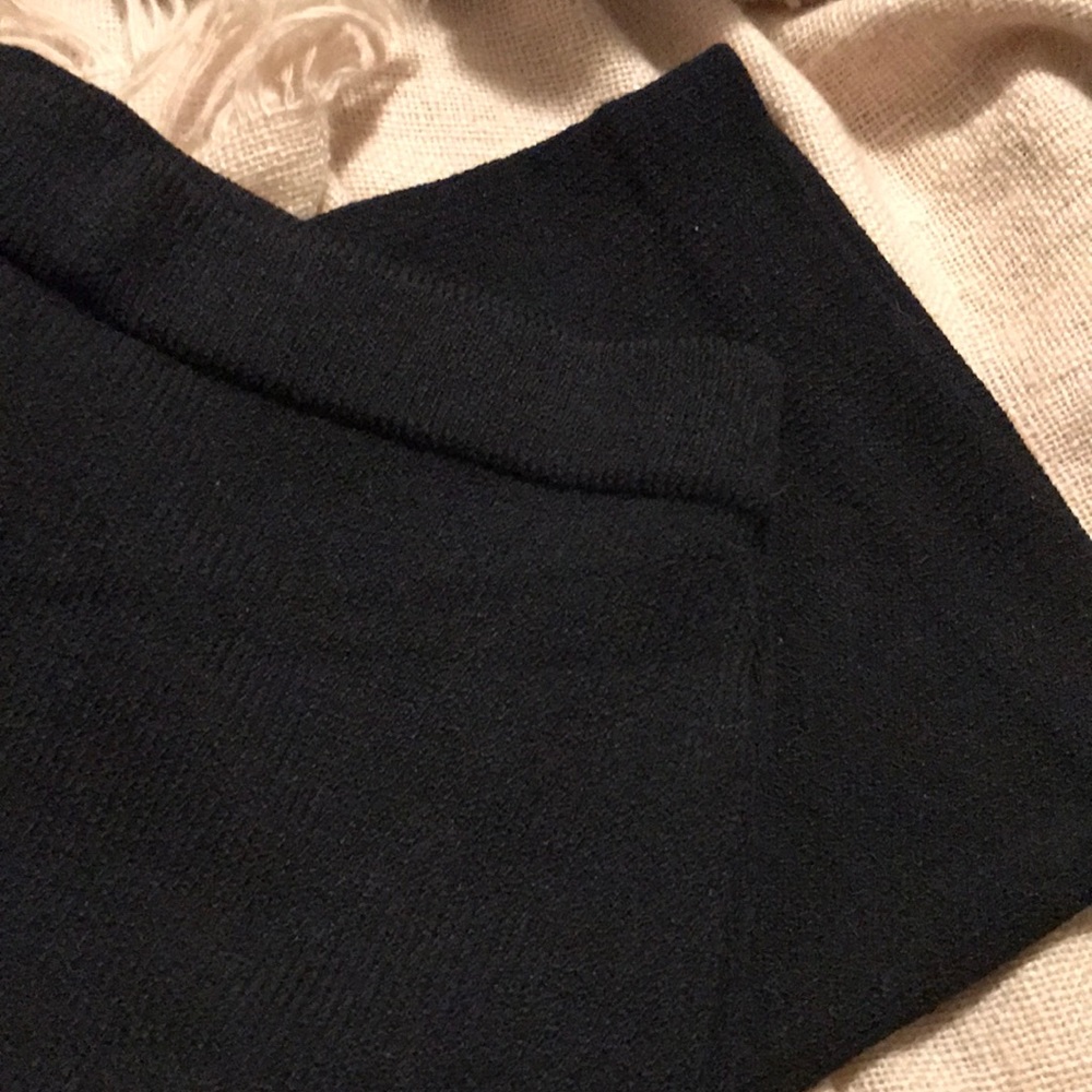 St John basics black sweater knit pants